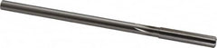 Made in USA - 8mm High Speed Steel 6 Flute Chucking Reamer - Exact Tooling