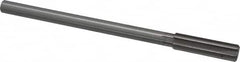 Made in USA - 14mm High Speed Steel 8 Flute Chucking Reamer - Straight Flute, 0.4355" Straight Shank, 2" Flute Length, 8" OAL - Exact Tooling