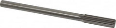 Made in USA - 17mm High Speed Steel 8 Flute Chucking Reamer - Exact Tooling