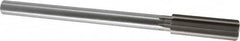 Made in USA - 20.5mm High Speed Steel 8 Flute Chucking Reamer - Straight Flute, 5/8" Straight Shank, 2-1/2" Flute Length, 9-1/2" OAL - Exact Tooling