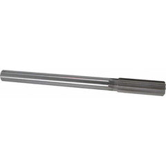 Made in USA - 22mm High Speed Steel 8 Flute Chucking Reamer - Exact Tooling