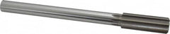Made in USA - 24mm High Speed Steel 8 Flute Chucking Reamer - Straight Flute, 3/4" Straight Shank, 2-5/8" Flute Length, 10" OAL - Exact Tooling