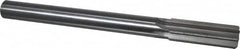 Made in USA - 25mm High Speed Steel 8 Flute Chucking Reamer - Straight Flute, 7/8" Straight Shank, 2-3/4" Flute Length, 10-1/2" OAL - Exact Tooling
