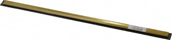 Unger - 16" Rubber Blade Window Washer/Squeegee - Black, Brass Holder - Exact Tooling