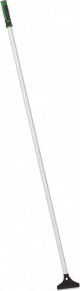 Unger - Stiff 1-Edge Scraper - 4" Blade Length, 48" Long Aluminum Handle - Exact Tooling