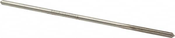 Interstate - 7/64" High Speed Steel 4 Flute Chucking Reamer - Straight Flute, 0.103" Straight Shank, 7/8" Flute Length, 3-1/2" OAL - Exact Tooling
