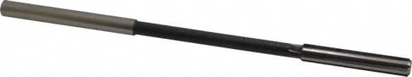 Interstate - 17/64" High Speed Steel Chucking Reamer - Straight Flute, 1/4" Straight Shank, 1-1/2" Flute Length, 6" OAL - Exact Tooling