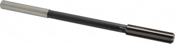 Interstate - 29/64" High Speed Steel Chucking Reamer - Straight Flute, 0.373" Straight Shank, 1-3/4" Flute Length, 7" OAL - Exact Tooling
