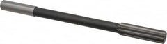 Interstate - 21/32" High Speed Steel Chucking Reamer - Straight Flute, 9/16" Straight Shank, 2-1/4" Flute Length, 9" OAL - Exact Tooling
