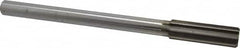 Interstate - 49/64" High Speed Steel Chucking Reamer - Straight Flute, 5/8" Straight Shank, 2-1/2" Flute Length, 9-1/2" OAL - Exact Tooling