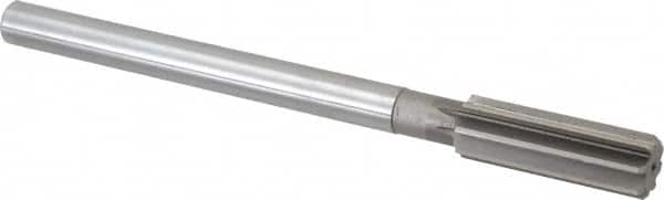 Interstate - 27/32" High Speed Steel Chucking Reamer - Exact Tooling