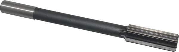 Interstate - 31/32" High Speed Steel Chucking Reamer - Straight Flute, 3/4" Straight Shank, 2-5/8" Flute Length, 10" OAL - Exact Tooling
