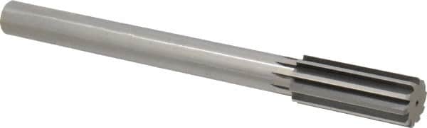 Interstate - 1-1/8" High Speed Steel Chucking Reamer - Straight Flute, 7/8" Straight Shank, 2-7/8" Flute Length, 11" OAL - Exact Tooling