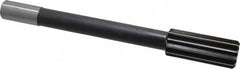 Interstate - 1-3/8" High Speed Steel Chucking Reamer - Straight Flute, 1" Straight Shank, 3-1/4" Flute Length, 12" OAL - Exact Tooling