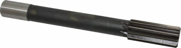 Interstate - 1-7/16" High Speed Steel Chucking Reamer - Straight Flute, 1-1/4" Straight Shank, 3-1/2" Flute Length, 12-1/2" OAL - Exact Tooling