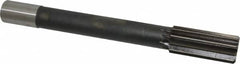 Interstate - 1-7/16" High Speed Steel Chucking Reamer - Straight Flute, 1-1/4" Straight Shank, 3-1/2" Flute Length, 12-1/2" OAL - Exact Tooling