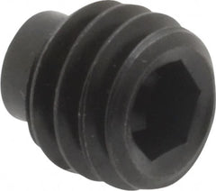 Value Collection - 5/16-18 UNC, 5/16" OAL, Half Dog Point Set Screw - Grade 8 Alloy Steel, 5/32" Key - Exact Tooling