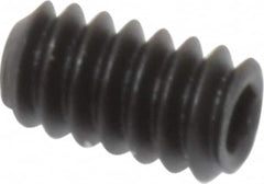 Value Collection - #6-32 UNC, 1/4" OAL, Flat Point Set Screw - Grade 8 Alloy Steel, 1/16" Key - Exact Tooling