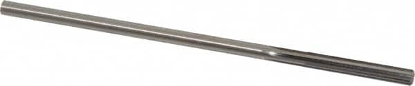 Interstate - #1 High Speed Steel Chucking Reamer - Straight Flute, 0.2173" Straight Shank, 1-1/2" Flute Length, 6" OAL - Exact Tooling