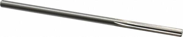 Interstate - #3 High Speed Steel Chucking Reamer - Straight Flute, 0.2075" Straight Shank, 1-1/4" Flute Length, 5" OAL - Exact Tooling