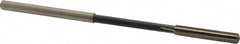 Interstate - #4 High Speed Steel Chucking Reamer - Straight Flute, 0.2016" Straight Shank, 1-1/4" Flute Length, 5" OAL - Exact Tooling