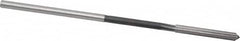 Interstate - #21 High Speed Steel Chucking Reamer - Straight Flute, 0.153" Straight Shank, 1-1/8" Flute Length, 4-1/2" OAL - Exact Tooling