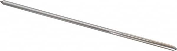 Interstate - #44 High Speed Steel 4 Flute Chucking Reamer - Straight Flute, 0.081" Straight Shank, 3/4" Flute Length, 3" OAL - Exact Tooling