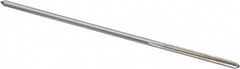 Interstate - #44 High Speed Steel 4 Flute Chucking Reamer - Straight Flute, 0.081" Straight Shank, 3/4" Flute Length, 3" OAL - Exact Tooling