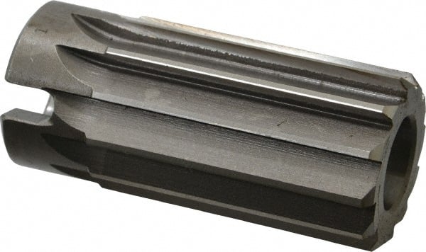 Interstate - 1-3/8" Reamer Diam, Straight Flute Shell Reamer - Exact Tooling