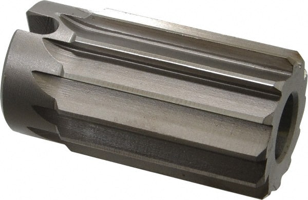 Interstate - 1-5/8" Reamer Diam, Straight Flute Shell Reamer - Exact Tooling