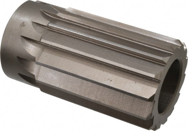 Interstate - 2-1/16" Reamer Diam, Straight Flute Shell Reamer - Exact Tooling