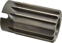 Interstate - 2-1/4" Reamer Diam, Straight Flute Shell Reamer - Exact Tooling