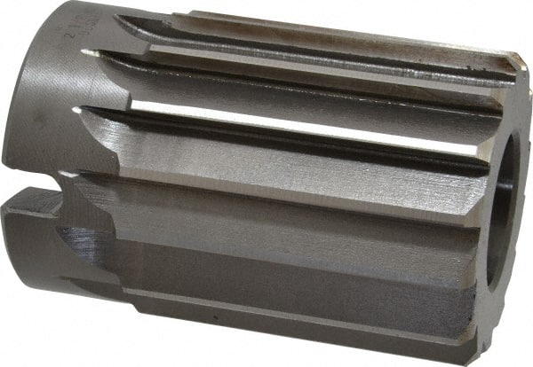 Interstate - 2-1/2" Reamer Diam, Straight Flute Shell Reamer - Exact Tooling