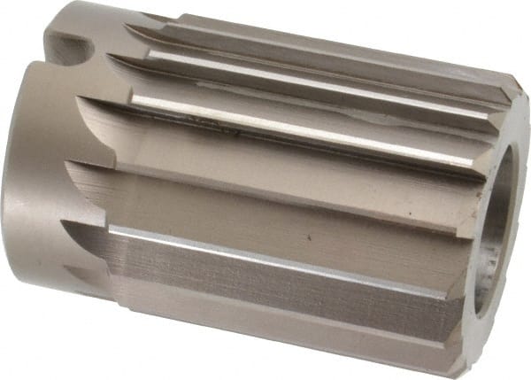 Interstate - 2-5/8" Reamer Diam, Straight Flute Shell Reamer - Exact Tooling