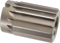 Interstate - 2-5/8" Reamer Diam, Straight Flute Shell Reamer - Exact Tooling