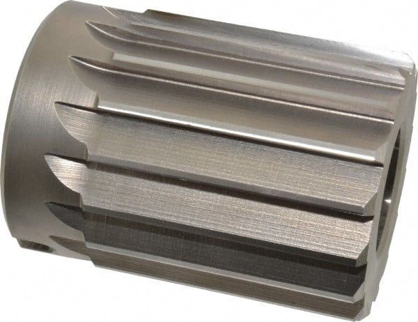 Interstate - 3" Reamer Diam, Straight Flute Shell Reamer - Exact Tooling