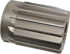 Interstate - 3" Reamer Diam, Straight Flute Shell Reamer - Exact Tooling