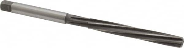 Made in USA - 1/4" Diam, Straight Shank, 2" Flute, Hand Reamer - Exact Tooling