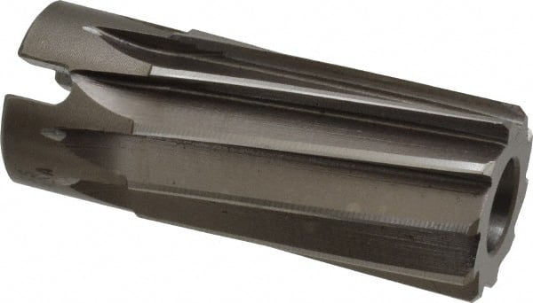 Interstate - 1" Reamer Diam, Spiral Flute Shell Reamer - Exact Tooling