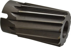 Interstate - 2" Reamer Diam, Spiral Flute Shell Reamer - Exact Tooling