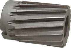 Interstate - 2-3/4" Reamer Diam, Spiral Flute Shell Reamer - Exact Tooling