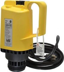 Lutz Pumps - 0.85 HP, Open Drip Proof Drum Pump Motor - For Use With All Lutz Pump Tubes, 120 Volt - Exact Tooling