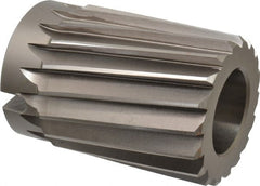 Interstate - 3-1/16" Reamer Diam, Spiral Flute Shell Reamer - Exact Tooling