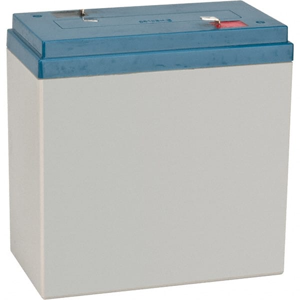 Mule - Lead-Acid, Nut/Bolt Terminal, 6 Volt, 36 Amp, Lead Rechargeable Battery - 6mm Hole Diam, 1/4" Tab Width, 3.35" Wide x 6.93" High x 6-1/4" Deep - Exact Tooling