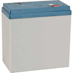 Mule - Lead-Acid, Nut/Bolt Terminal, 6 Volt, 36 Amp, Lead Rechargeable Battery - 6mm Hole Diam, 1/4" Tab Width, 3.35" Wide x 6.93" High x 6-1/4" Deep - Exact Tooling