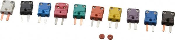 Fluke - 10 Piece Thermometer Mini Plug Kit - Exact Tooling