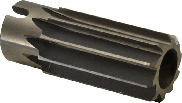 Made in USA - 1-1/8" Reamer Diam, Straight Flute Shell Reamer - Exact Tooling