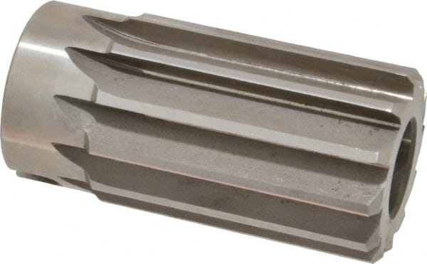 Made in USA - 1-1/2" Reamer Diam, Straight Flute Shell Reamer - Exact Tooling