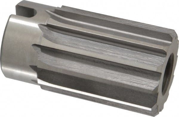 Made in USA - 1-5/8" Reamer Diam, Straight Flute Shell Reamer - Exact Tooling