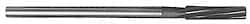 Alvord Polk - 7/16" High Speed Steel 6 Flute Chucking Reamer - Spiral Flute, 0.373" Straight Shank, 1-3/4" Flute Length, 7" OAL - Exact Tooling